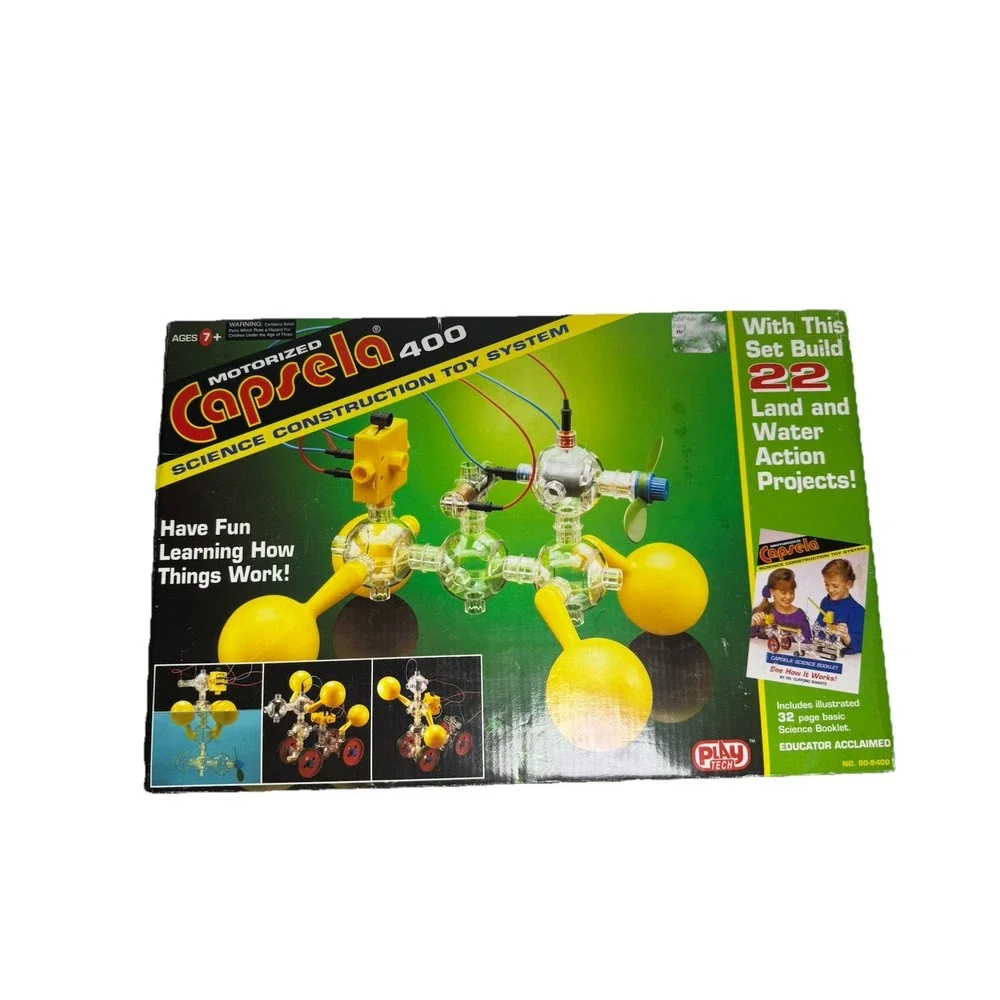 Vintage Capsela 400 Construct 22 Motorized Land and Water Toys For Parts‎ Only